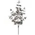 Single Stem Eucalyptus Artificial Plant - Black, Silk