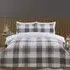 Single Teddy Fleece Duvet Set - Charcoal