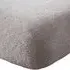 Single Teddy Fleece Fitted Sheet - Silver