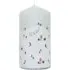 Ski Scene Pillar Candle