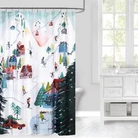 Ski Scene Shower Curtain