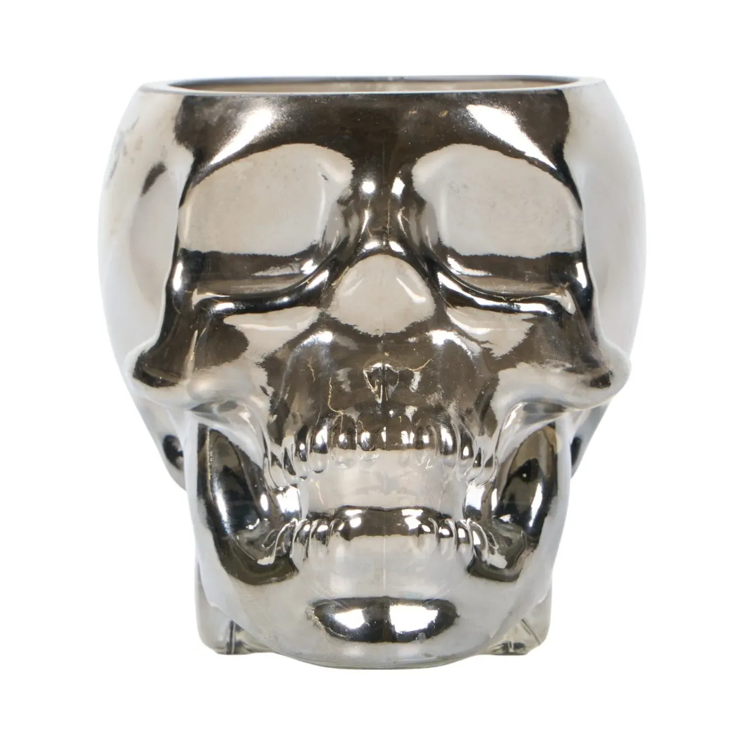 Skull Tealight Holder - Black or Clear image