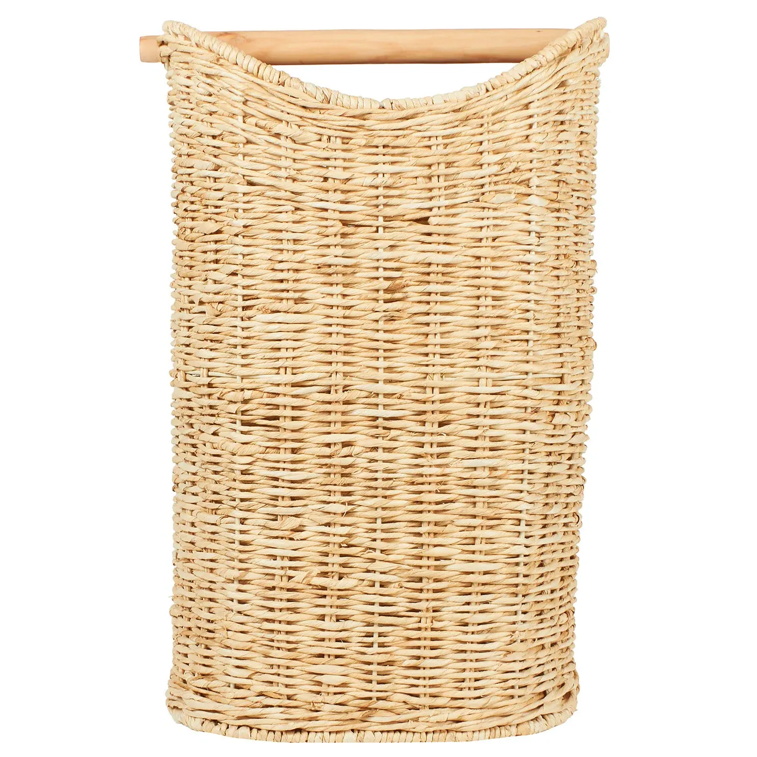 Slim Line Wicker Toilet Roll Holder - Natural