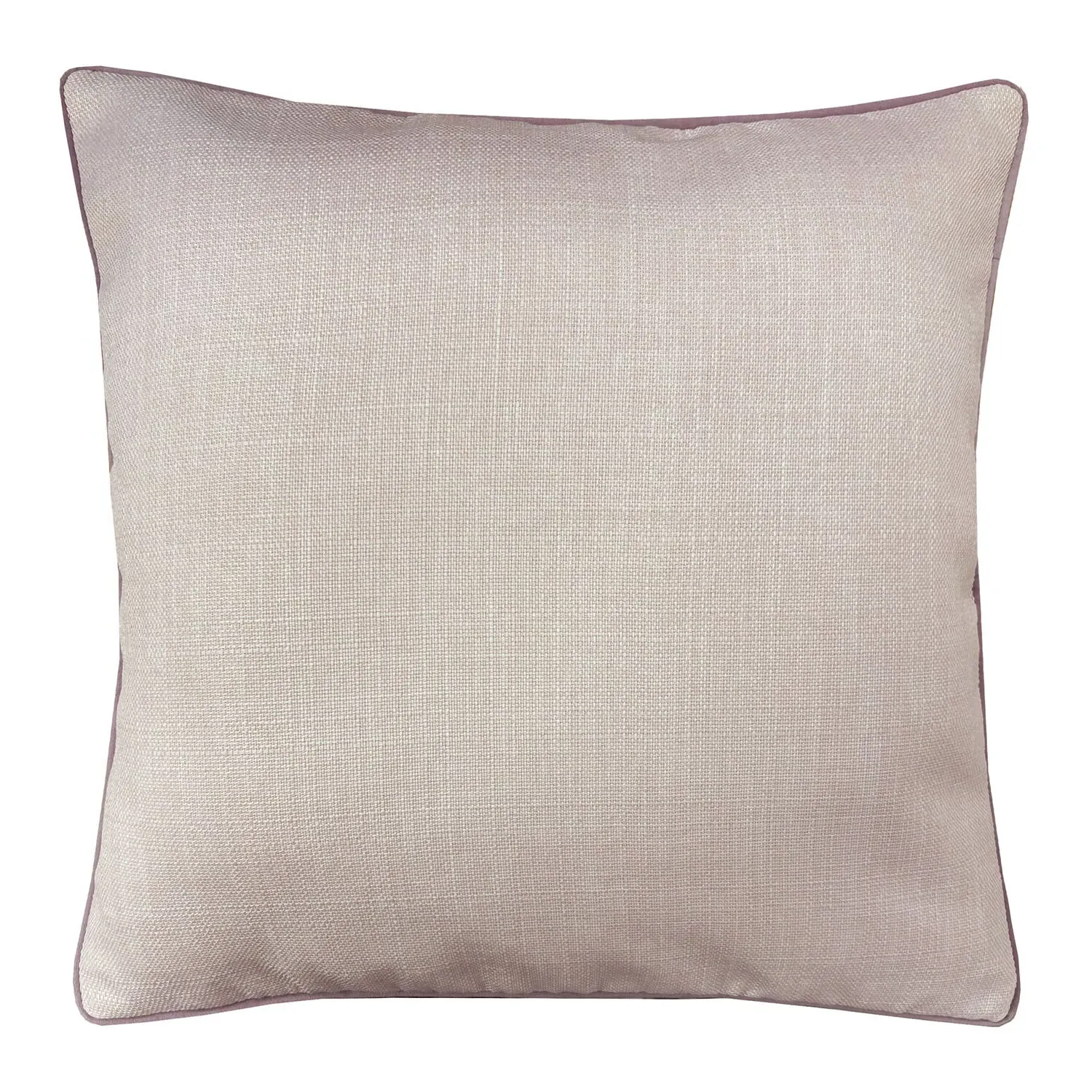 Sloane Faux Linen Cushion - Blush