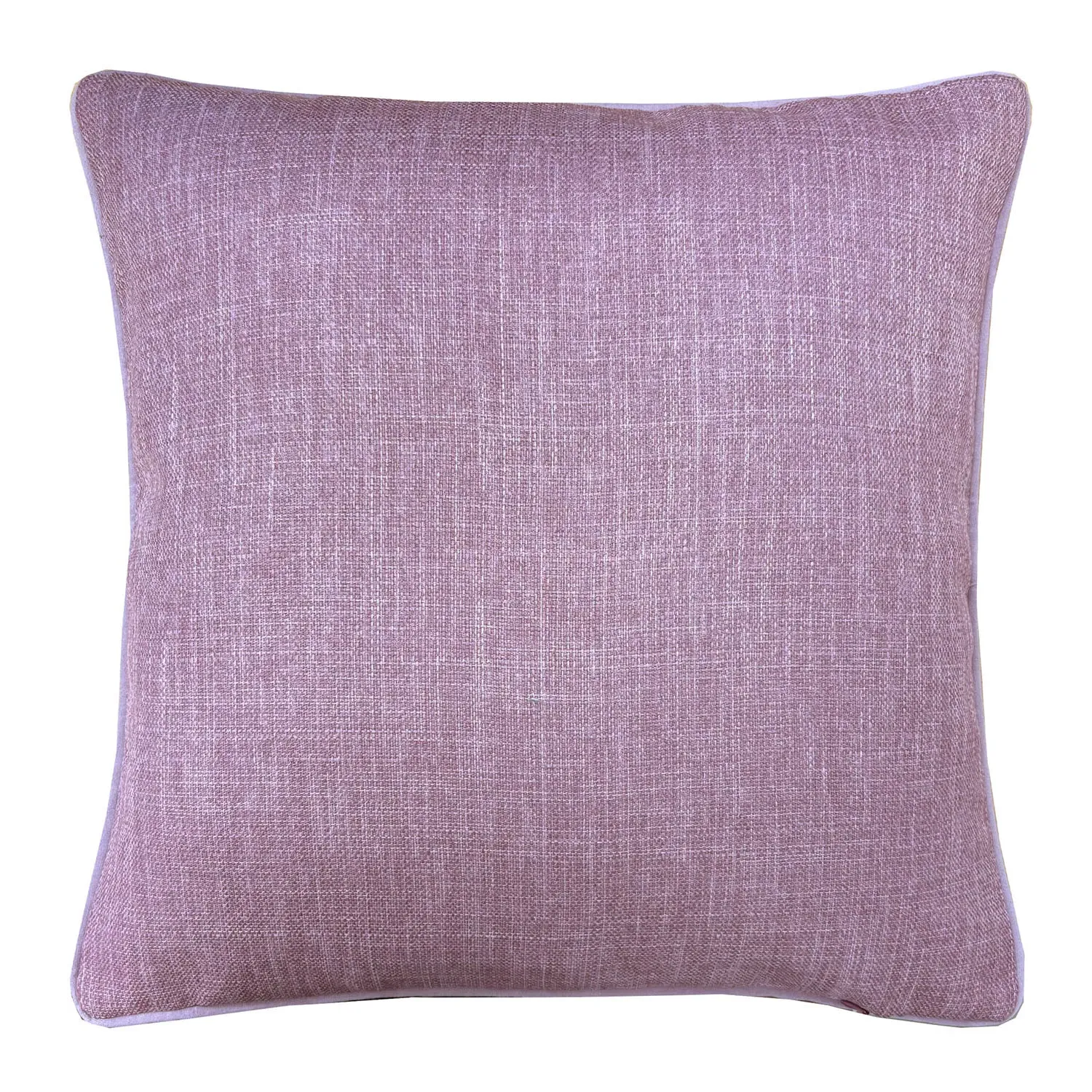 Sloane Faux Linen Cushion - Blush