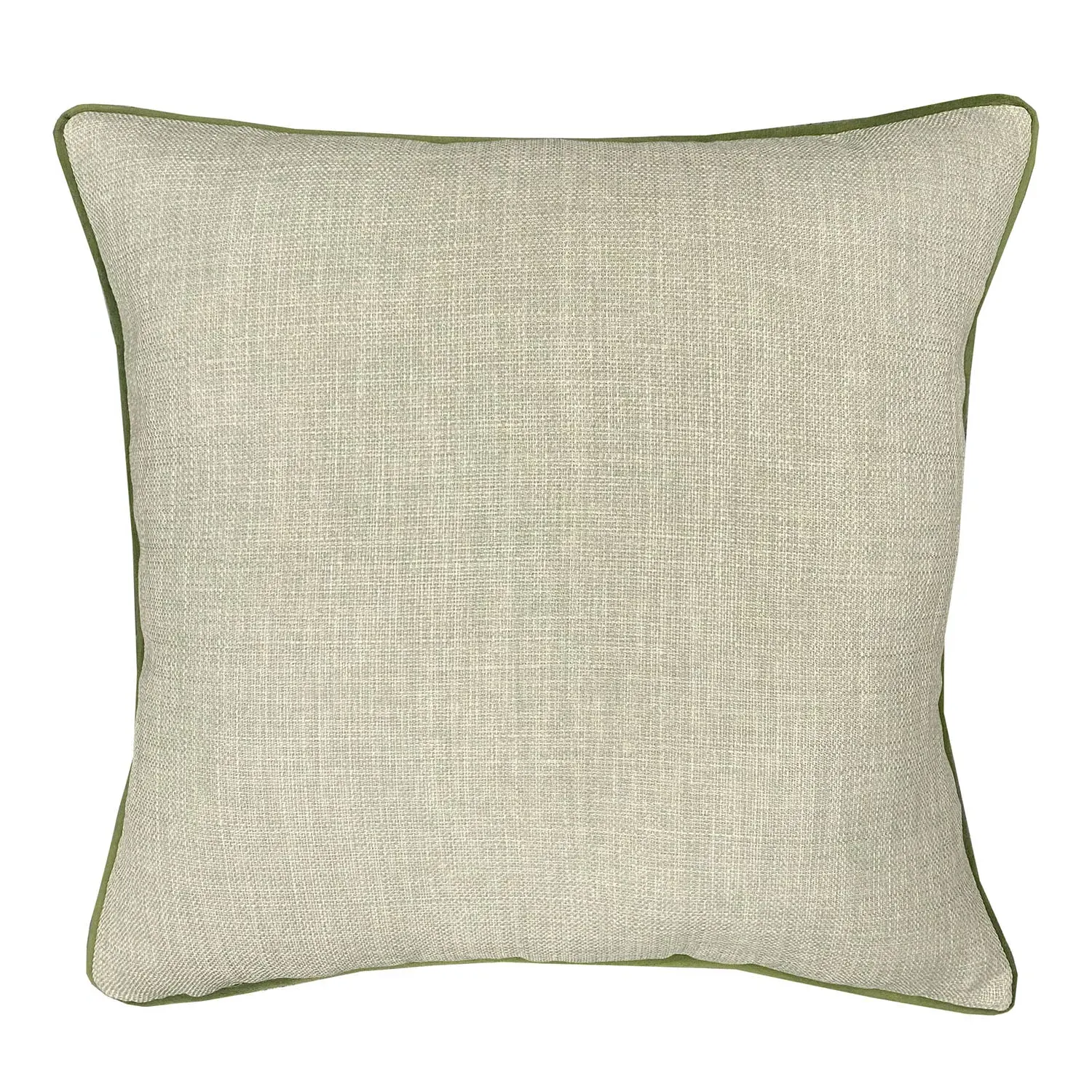 Sloane Faux Linen Cushion - Green