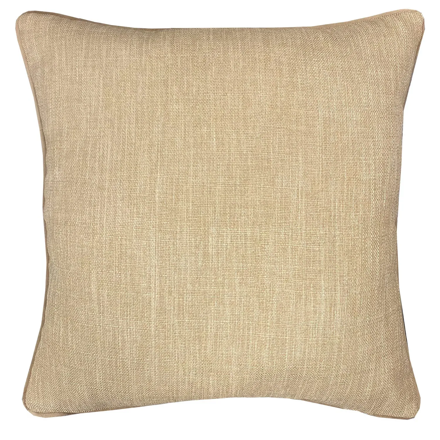 Sloane Faux Linen Cushion - Natural