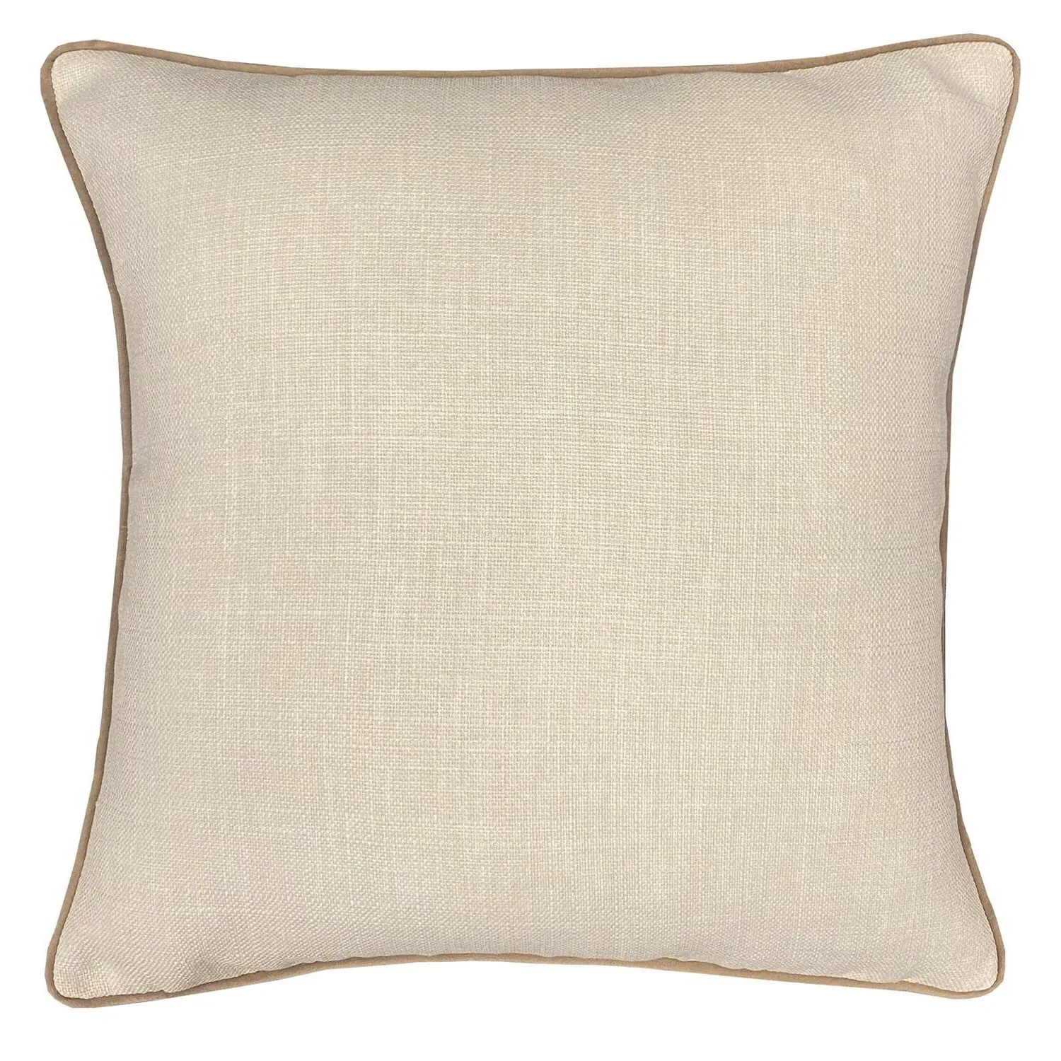 Sloane Faux Linen Cushion - Natural