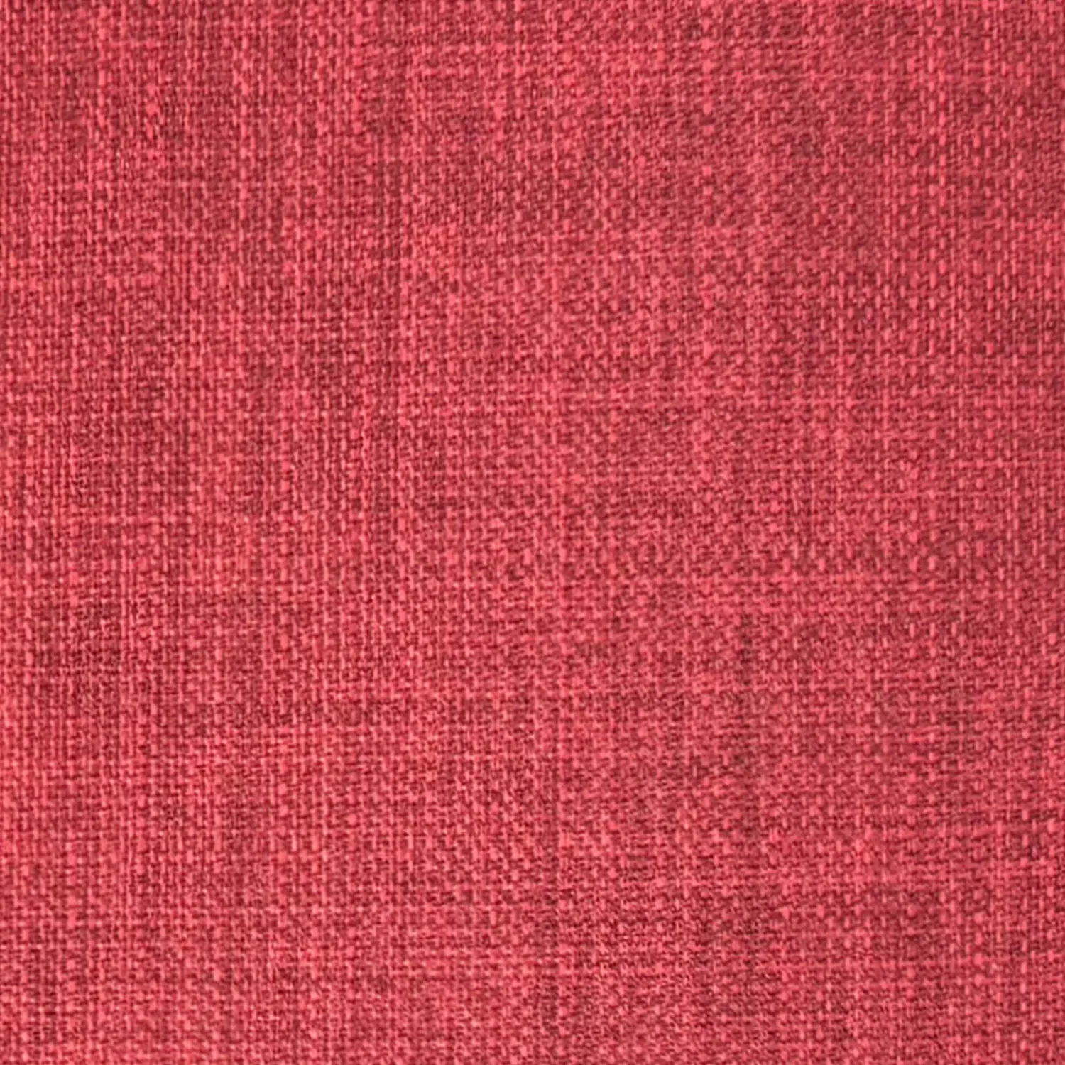 Sloane Faux Linen Cushion - Red