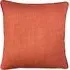 Sloane Faux Linen Cushion - Red