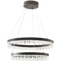 Sloane LED Drop Ceiling Fitting - Black