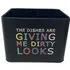 Slogan Sink Tidy - Black