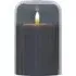 Smoked LED Candle - Grey