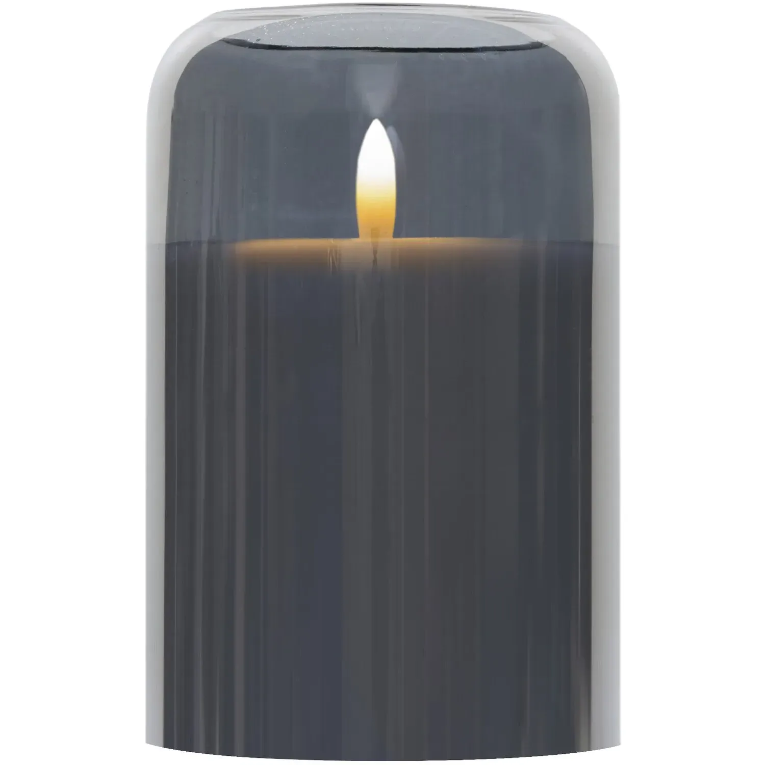 Smoked LED Candle - Grey image