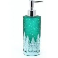 Snowy Forest Soap Dispenser - Emerald