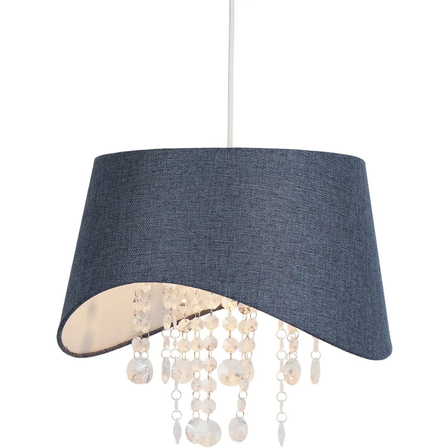 Sofia Droplet Pendant - Blue, Acrylic