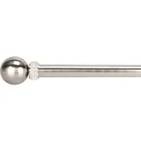 Sofia Extendable Curtain Pole 120-210cm - Silver