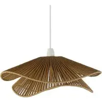 Sofia Flower Pendant - Natural, Rattan
