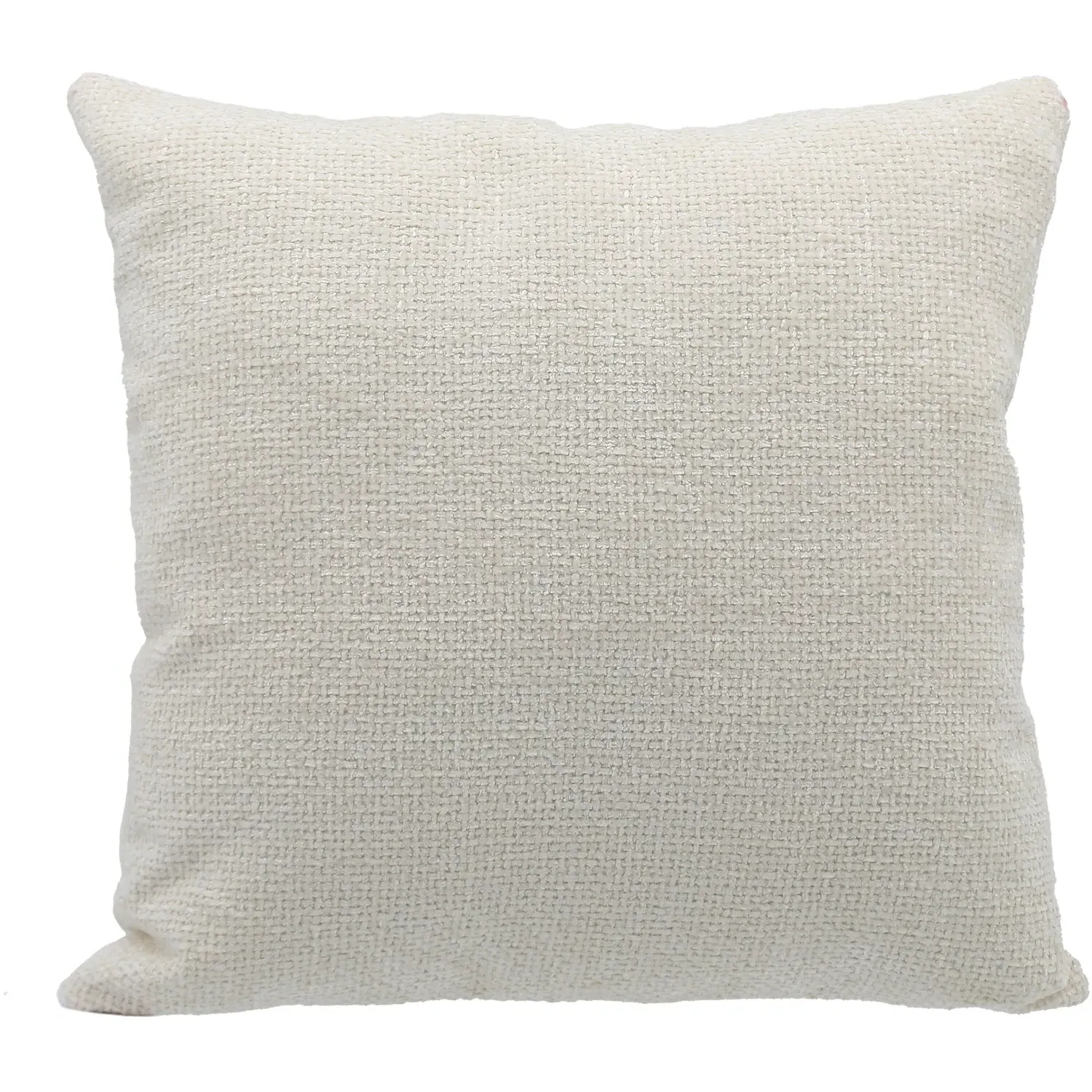 Soft Chenille Boucle Cushion - Ivory image