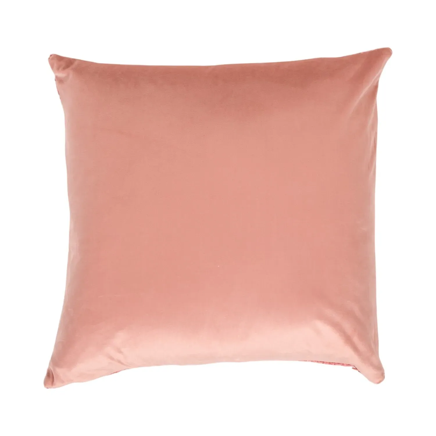 Soft Chenille Boucle Cushion - Pink