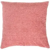 Soft Chenille Boucle Cushion - Pink