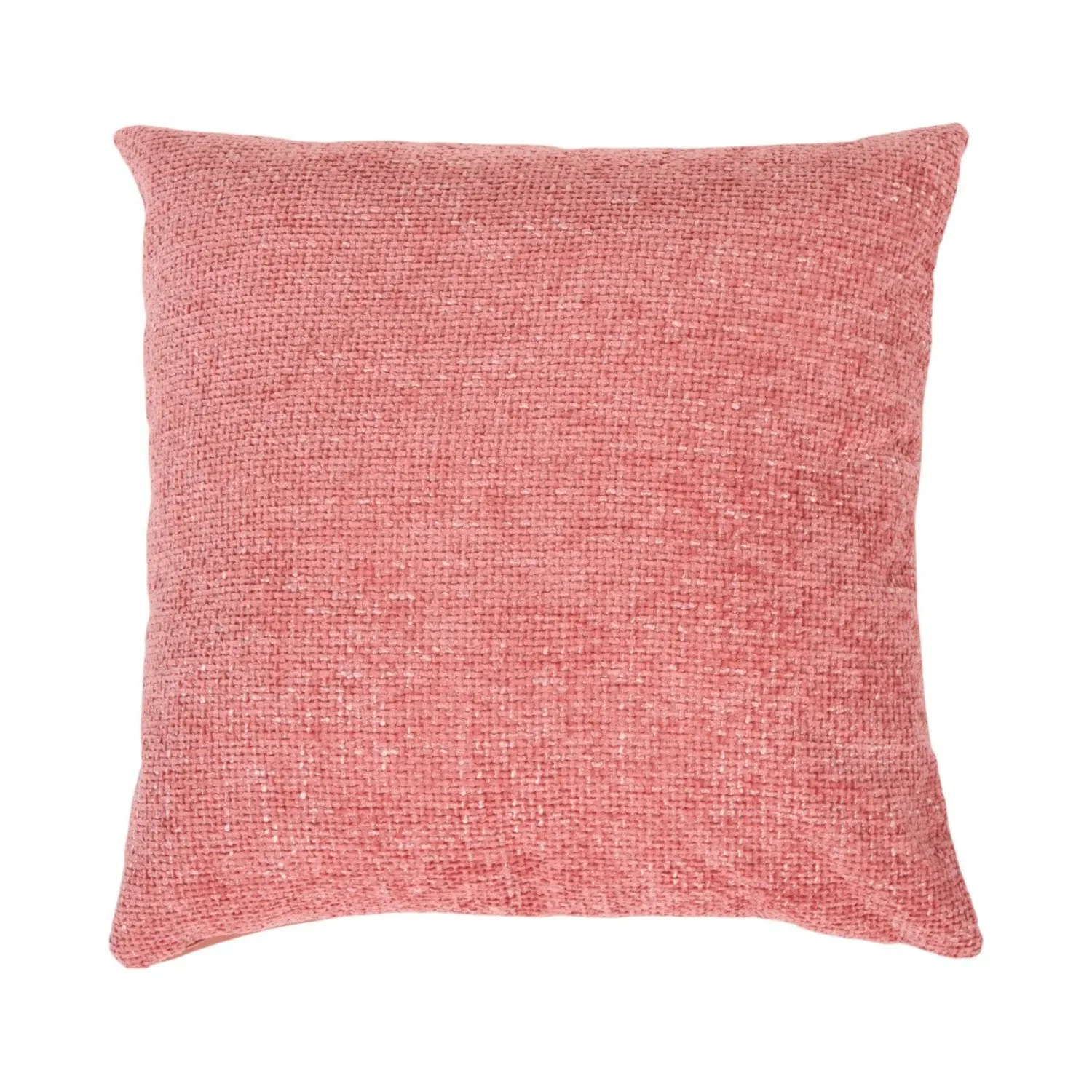 Soft Chenille Boucle Cushion - Pink