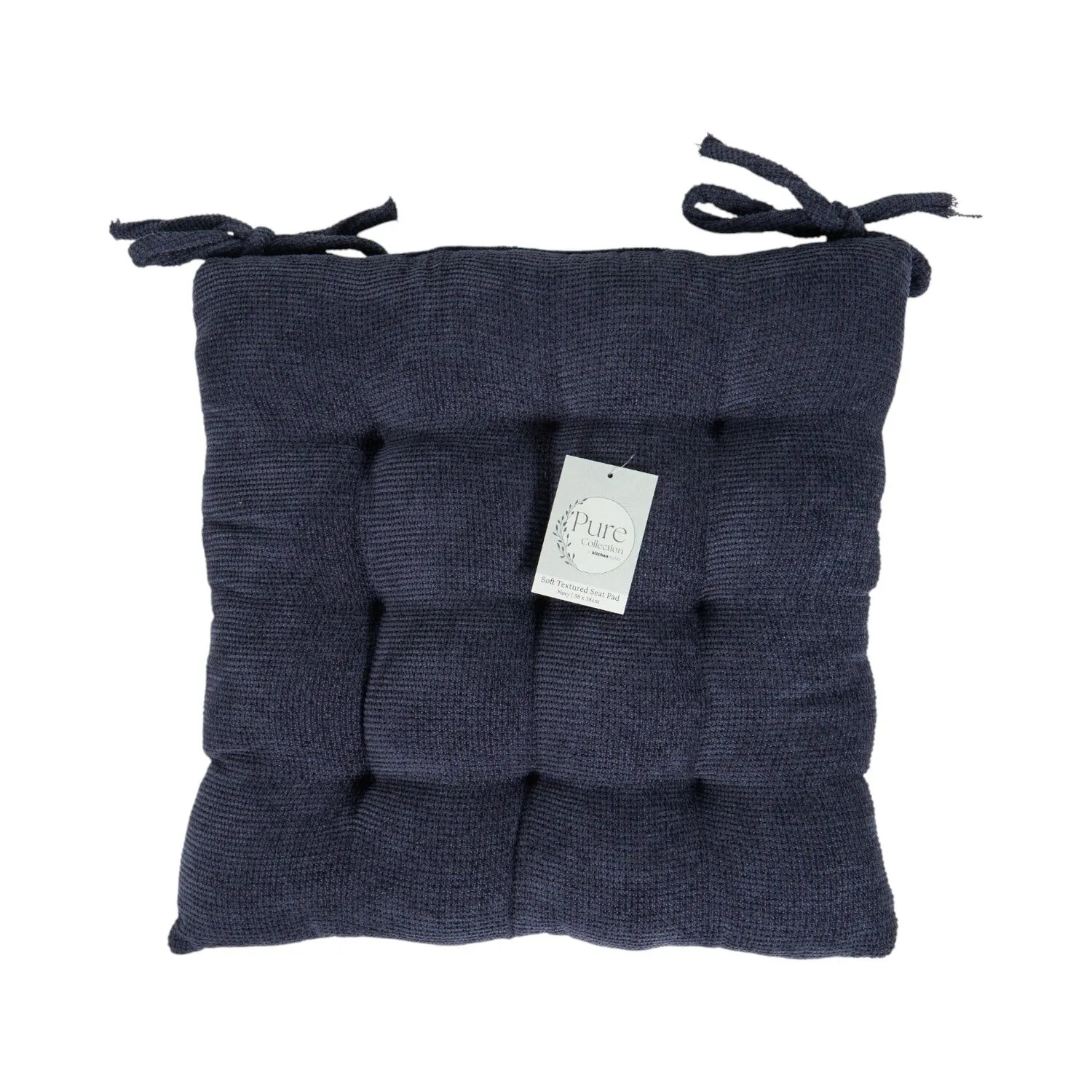 Soft Textured Seat Pad - Navy