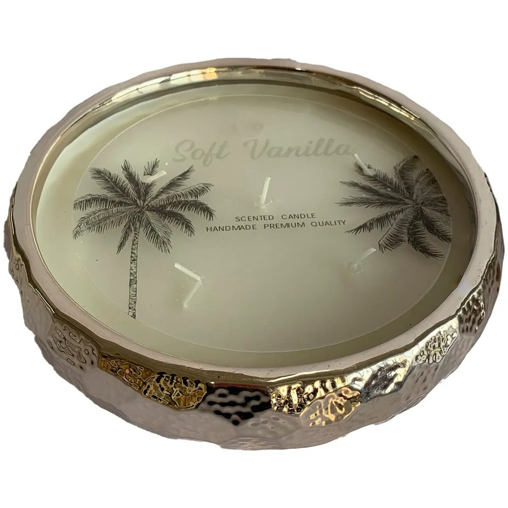 Soft Vanilla Candle - Gold