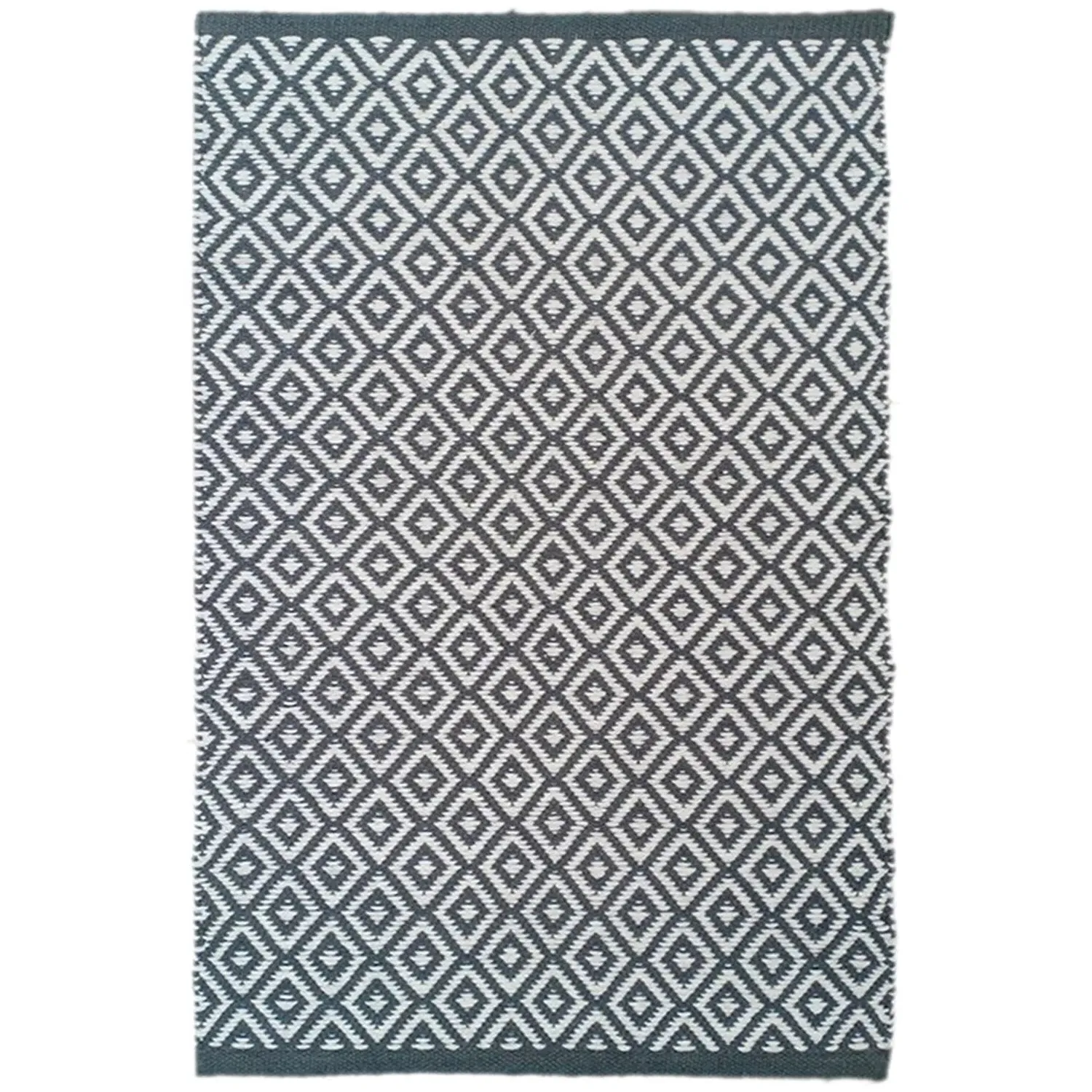 Soho Diamond Rug - Grey