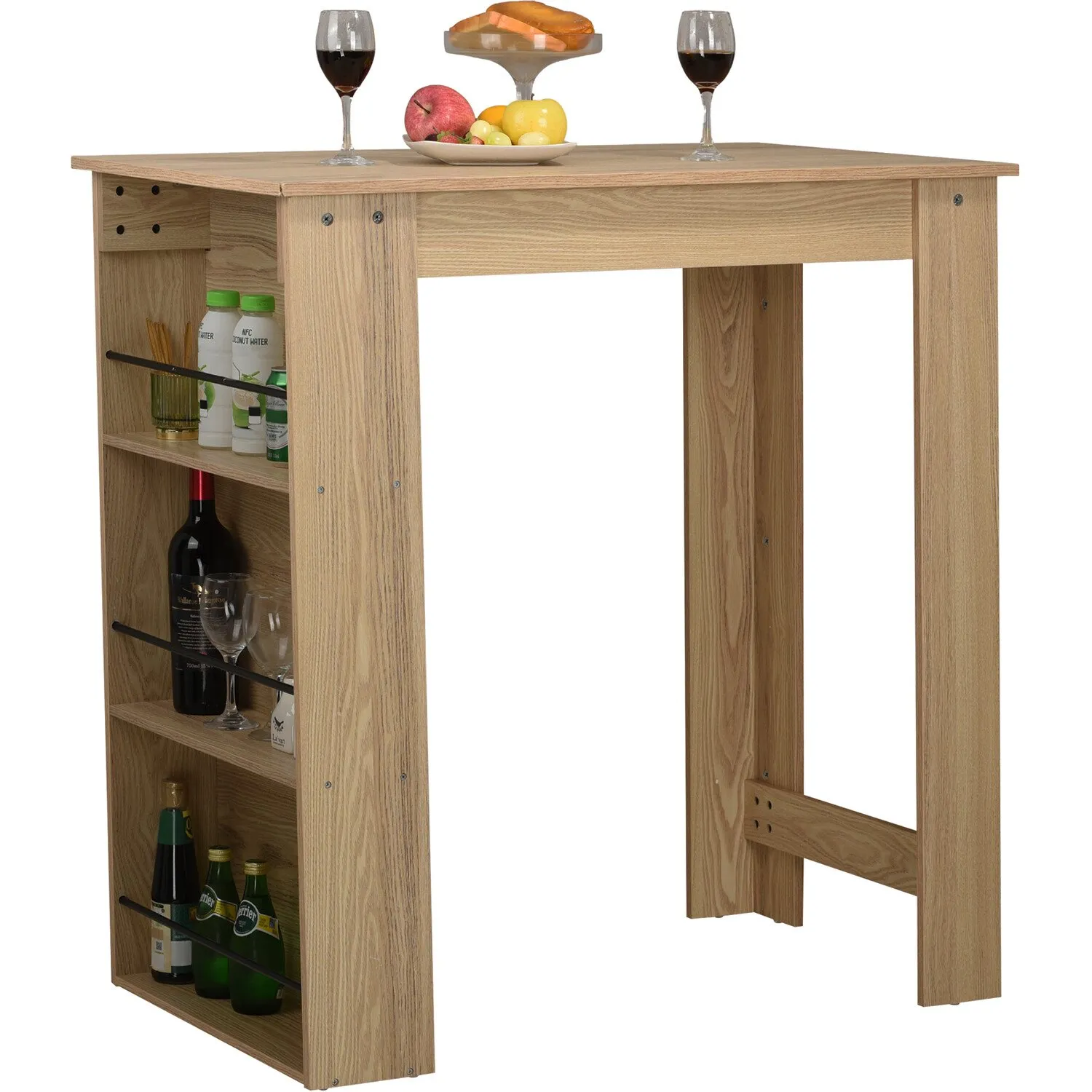 Soho Rectangular Bar Table - Wood