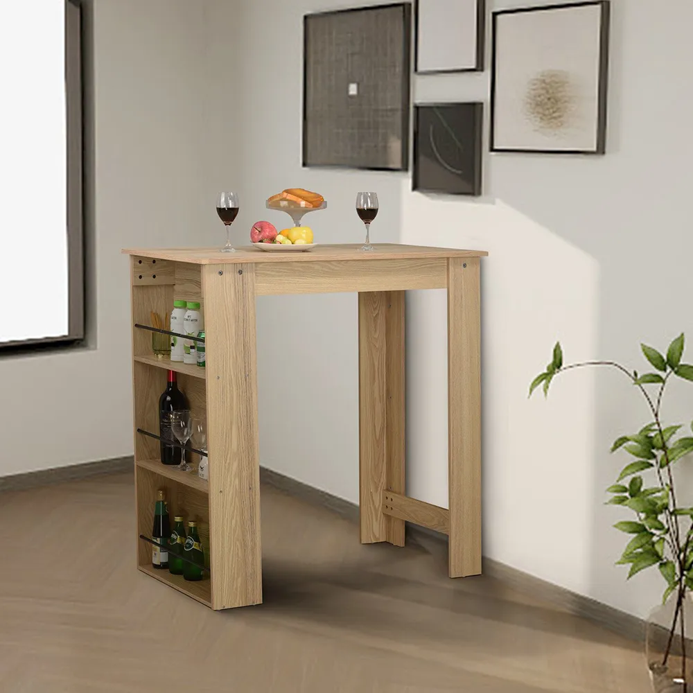 Soho Rectangular Bar Table - Wood