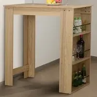 Soho Rectangular Bar Table - Wood