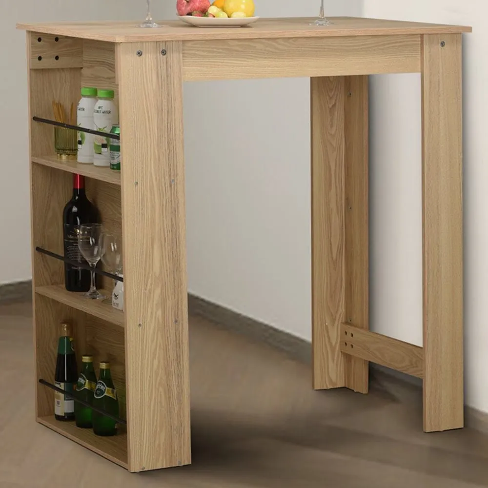 Soho Rectangular Bar Table - Wood image