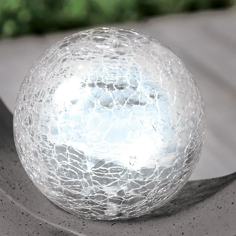 Solar Wembury Light Statue - Grey