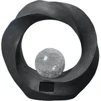 Solar Wembury Light Statue - Grey