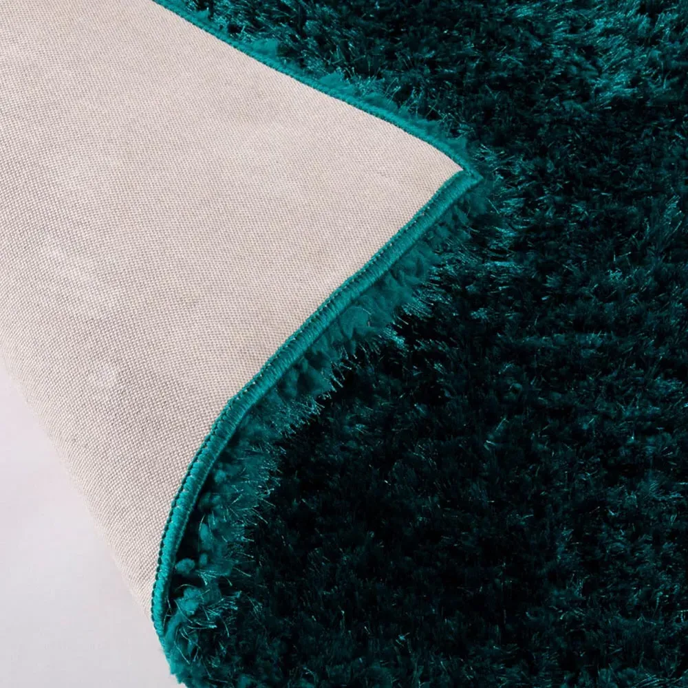 Sophia Tufted Rug - Teal, Polypropylene