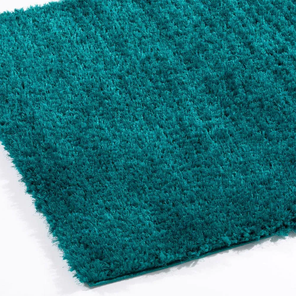 Sophia Tufted Rug - Teal, Polypropylene