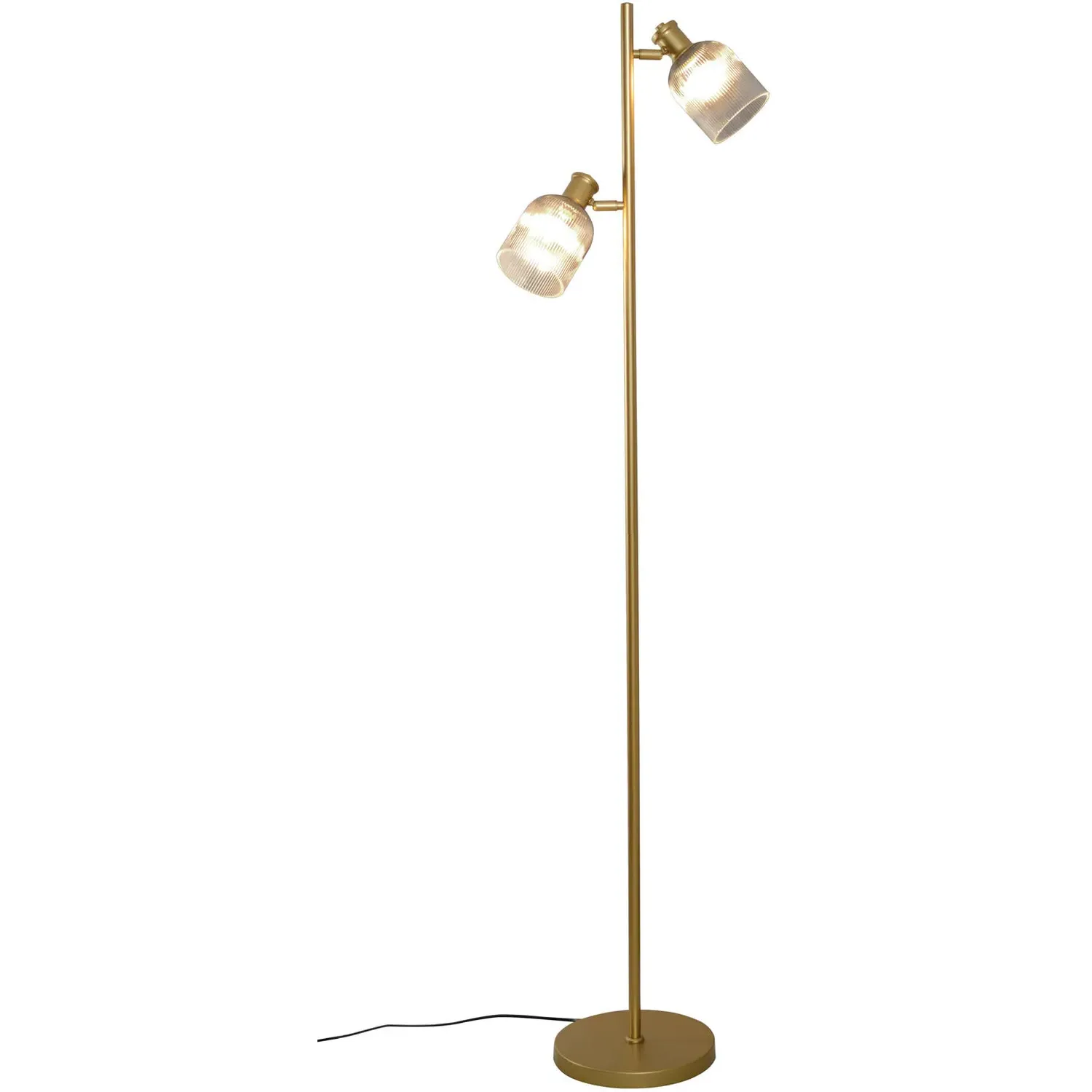 Sorrento 2 Light Floor Lamp - Gold
