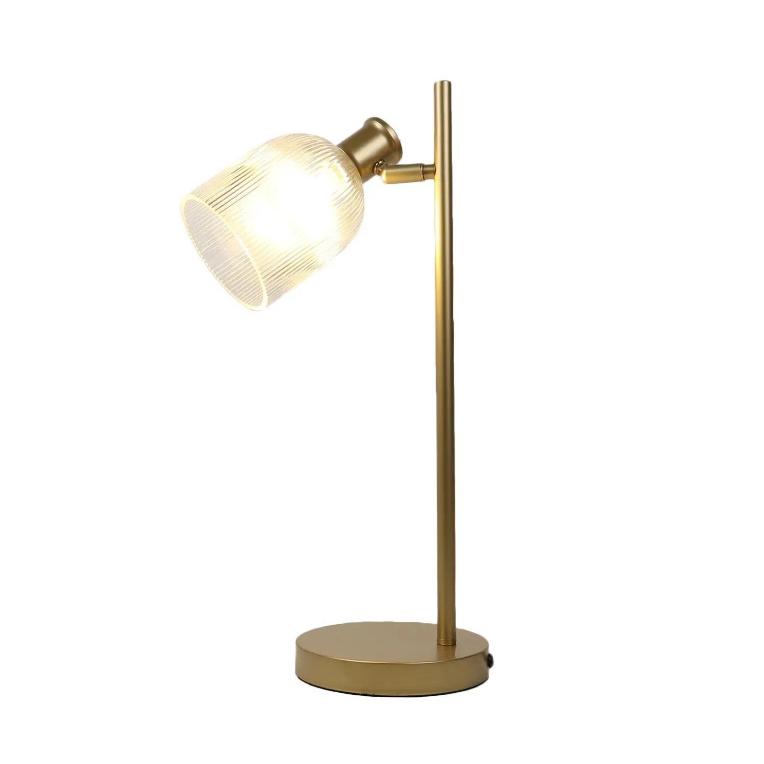 Sorrento Glass Dome Table Lamp - Gold