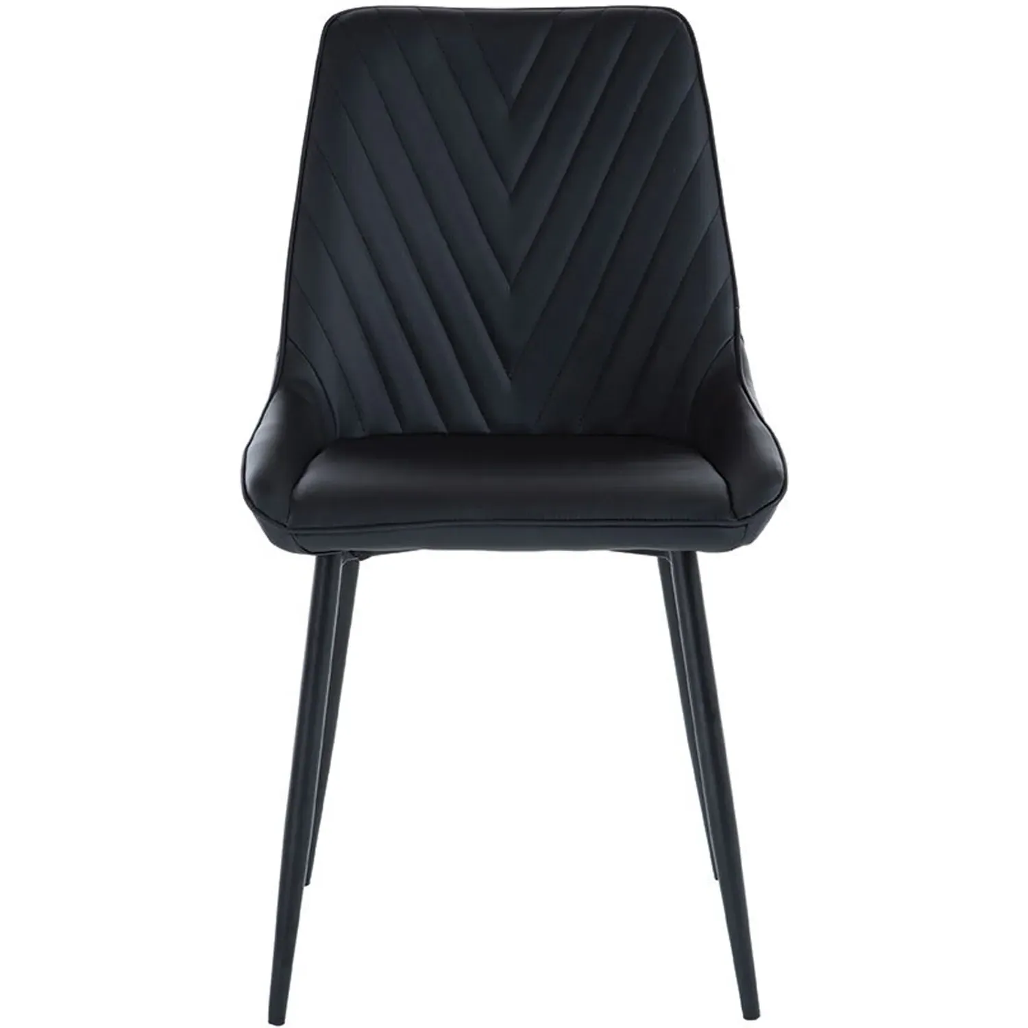 Sorrento Set of 2 Dining Chairs - Black