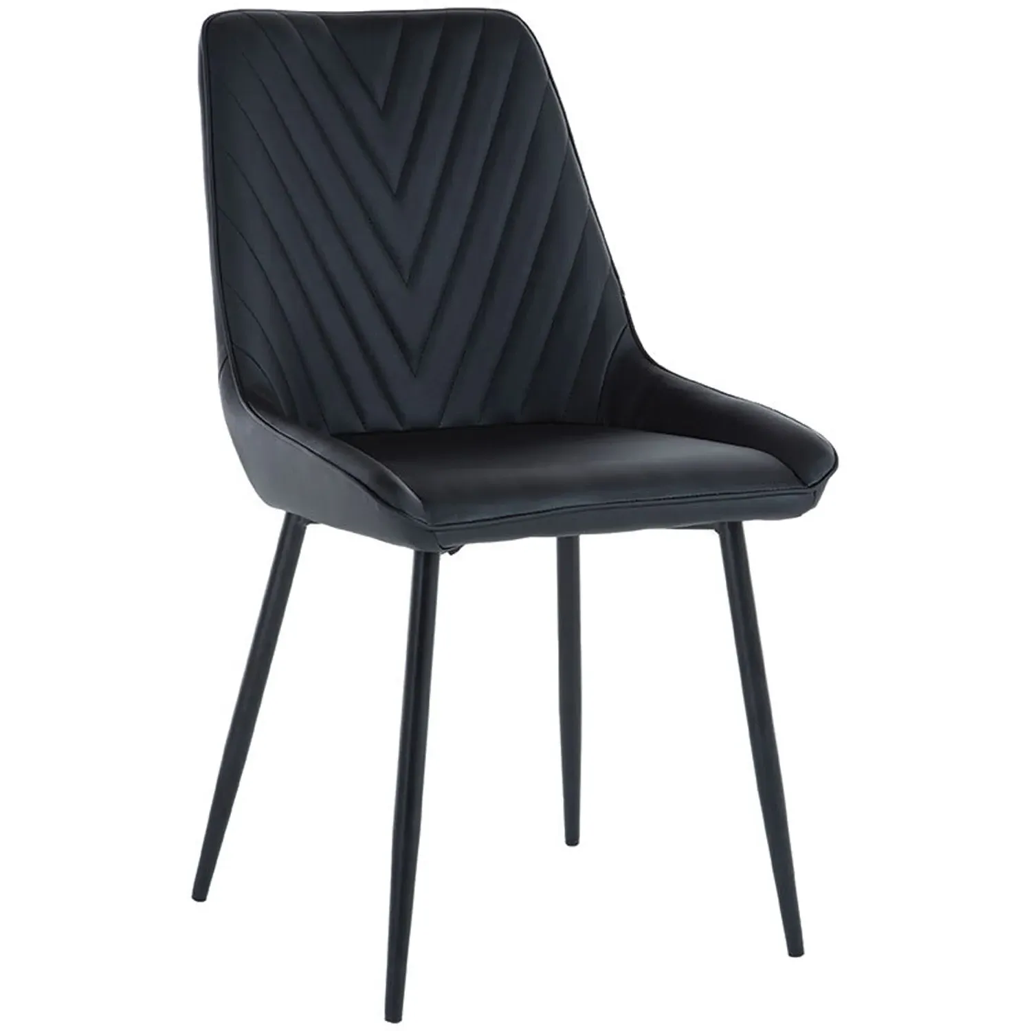 Sorrento Set of 2 Dining Chairs - Black