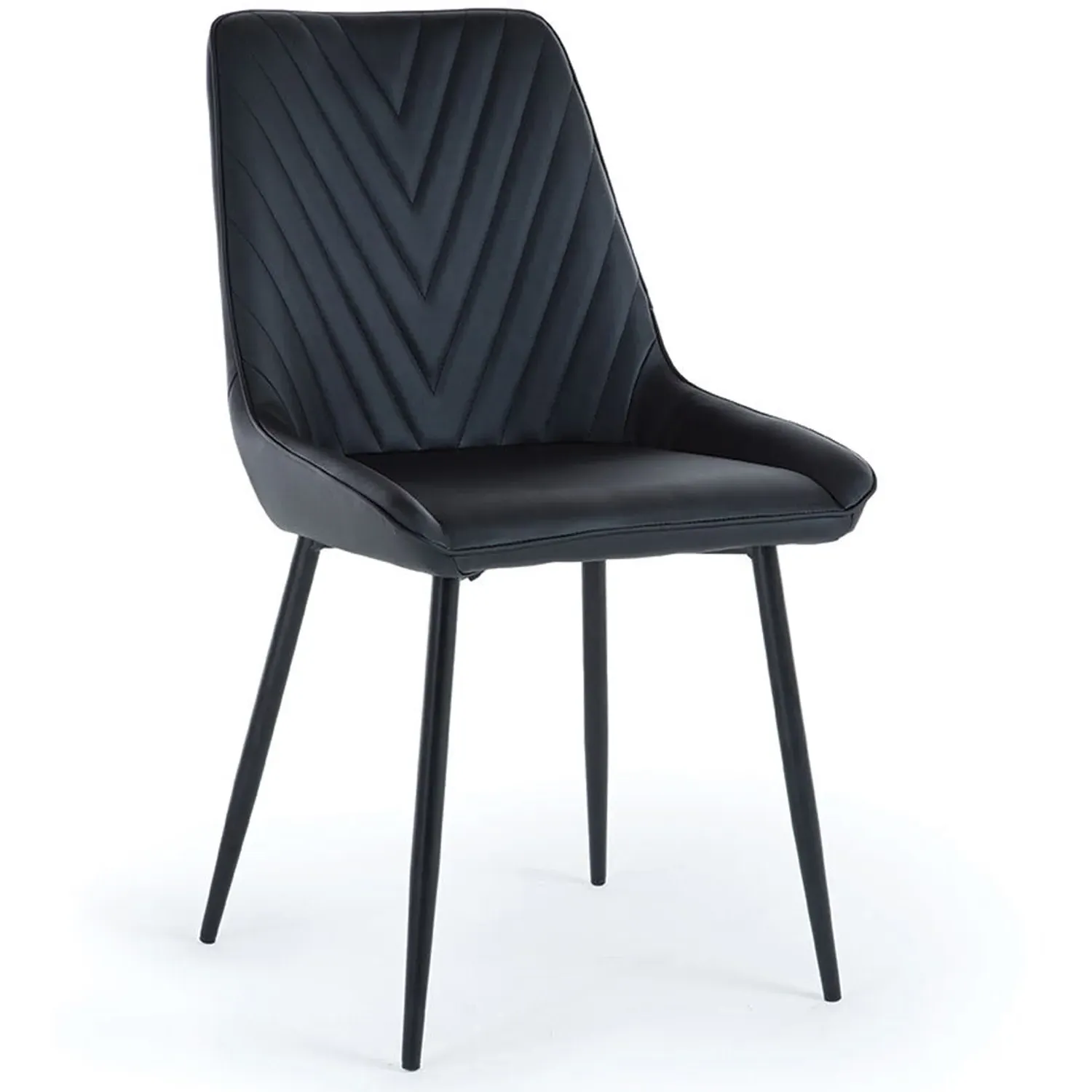 Sorrento Set of 2 Dining Chairs - Black