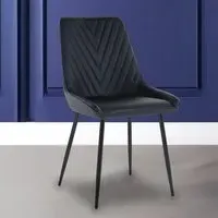 Sorrento Set of 2 Dining Chairs - Black