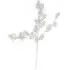 Sparkle Pom Pom Single Stem Artificial Flower - White