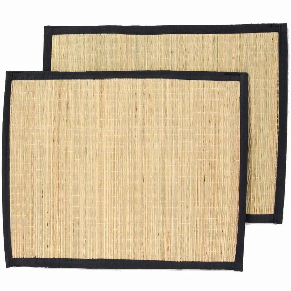 Spey Table Runner Set of 2 - Black, Drygrass image