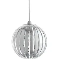 Spherical Pendant Light - Silver, Chrome Acrylic