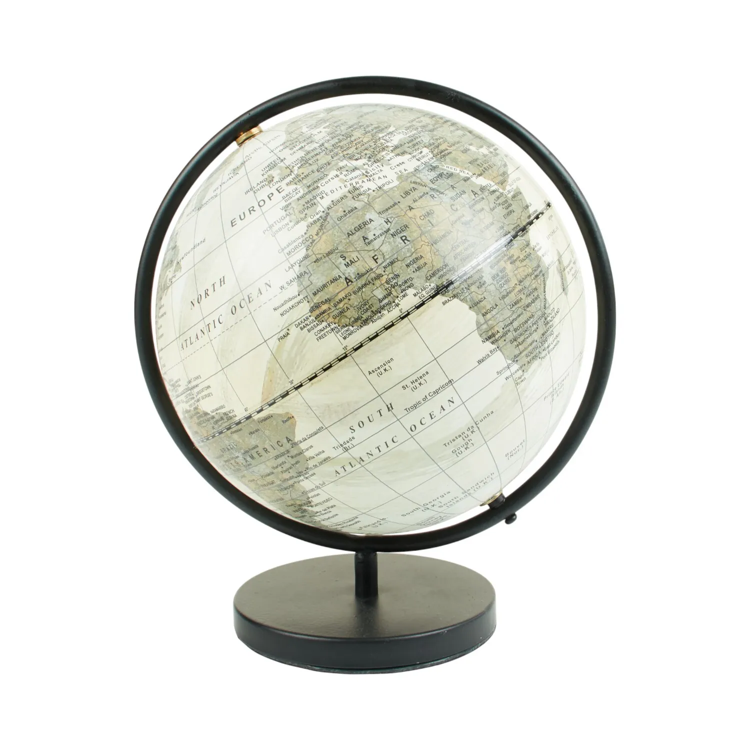 Spinning Globe on Base - Neutral