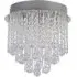 Spiral 5 Light Chandelier - Silver