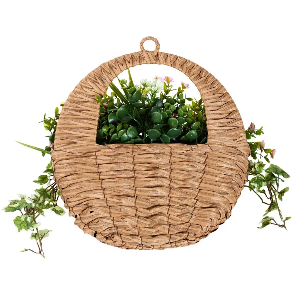 Spring Floral Wall Basket