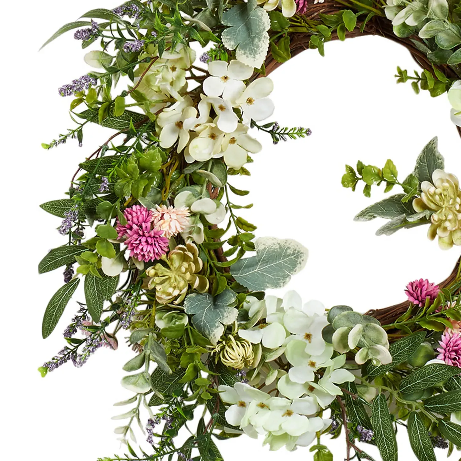 Spring Garden Wreath - Green